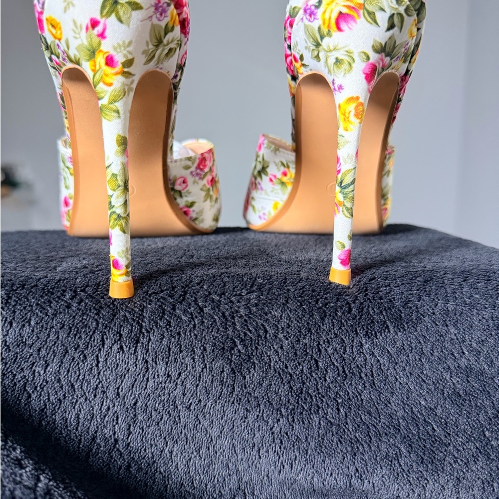 NWOB-Mesh Mule Heels for Women with 4 Inch Stiletto Heel - Picture 7 of 7